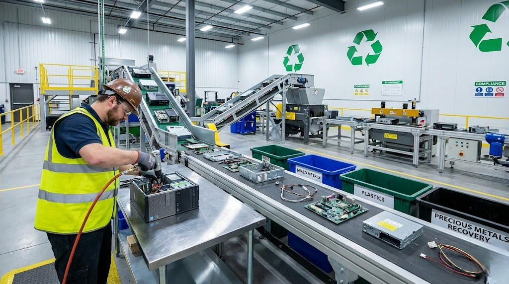 Environmentally Compliant IT Waste Recycling