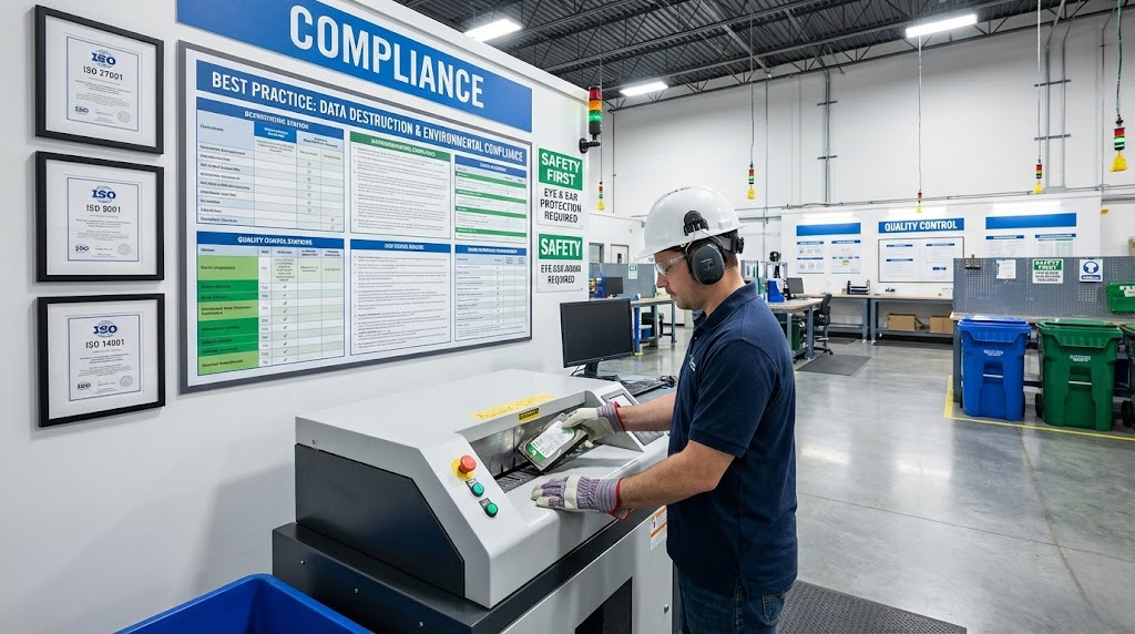 IT Disposal compliance process at Earthify