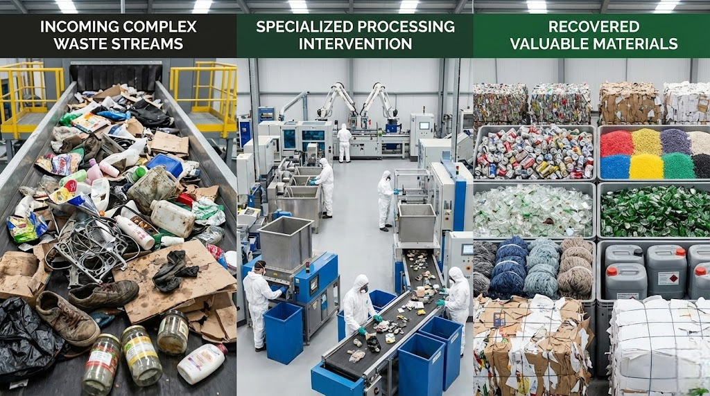 Specialized waste processing at Earthify UAE
